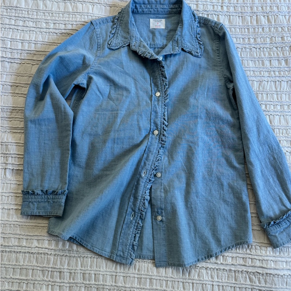 Crewcuts Light Blue Button Down Kids Shirt